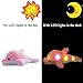 Bstaofy 18'' Light up Dolphin Stuffed Animal Night Light Colorful Glowing Dolphin Soft LED Plush Toys Gift for Kids on Christmas Birthday Festivals, Pink