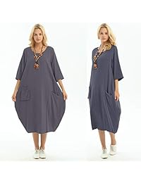 Y19 - Vestido de lino suave de cualquier tamaño para primavera, verano, talla grande