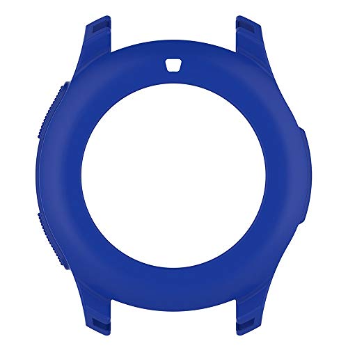 Lywey 1PC Soft TPU Prevent Scratches Protection Silicone Full Case Cover Best for Gear S3 Frontier/Galaxy Watch 42MM / 46MM (42MM, Blue)