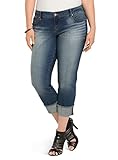 Torrid Cropped Boyfriend Jeans - Medium Wash