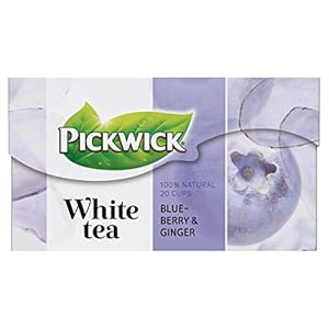 Pickwick White Tea Blueberry Ginger, Witte Thee met Blauwe Bes en Gember (240 Theezakjes, 100% Natuurlijk), 12 x 20…