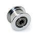 CTYRZCH Aluminum GT2 3mm Bore Toothless Idler Timing Belt Pulley for 3D Printer 6mm Width Timing Belt(Pack of 8pcs)