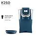 Keurig K250 Coffee Maker, Single Serve K-Cup Pod Coffee Brewer, With Strength Control, Peacock Blue