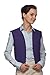 Hickory Ridge 740NP No Pocket Unisex Uniform Vest, Purple, Medium