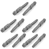 uxcell 4mm T25 Head 50mm Length Magnetic Torx Screwdriver Bits Tool 5 Pairs