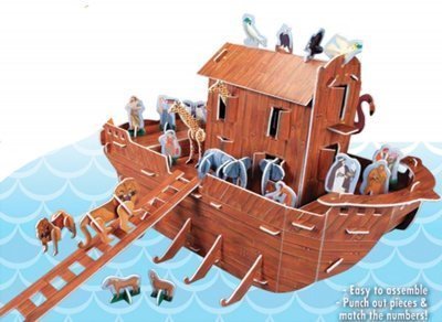 Noah s ark 3-d puzzle - 106 pieces (00787)