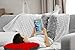 Camping Pillow Large Compact Inflatable Pillow| Adults Kids Hiking,Backpack Camping, Travel| Lightweight Comfortable Compressible Shredded Foam Offers Lumbar Support| Free Carry Bag by Ezzz Pillow