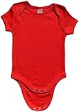 Earth Elements Baby Short Sleeve Bodysuit 12-18 Months Red