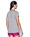 Under Armour Women's Tech Crew - Stripe, Black/White, Large