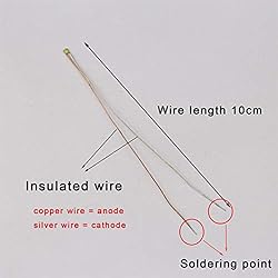 25pcs Pre-soldered Micro Litz Wired Leads Green SMD