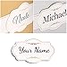 Personalized Custom Printed Label (Without Box) - Gold or Silver Foil - Made For Merry Expressions Graduation & Wedding Card Box Comes Adhesive Strips on the Back