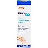 Rugby Urea 20 Intensive Hydrating Cream - 3 oz - Soothing Relief for Extremely Dry Skin