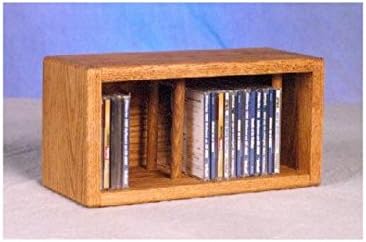 32 CD Wall Mount Storage Rack Finish: Unfinished