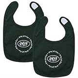 Baby Fanatic Team Color Bibs, New York Jets, 2-Count (Discontinued by Manufacturer)