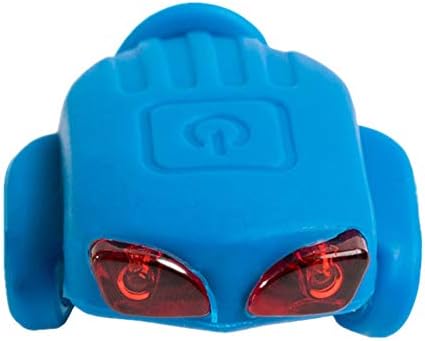 ROLYPOBI LED Silicone Bike Bicycle Front Rear Lights Push Cycle Clip Light Warning Light