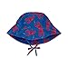 i play. by green sprouts Baby & Toddler Bucket Sun Protection Hat | All-day UPF 50+ sun protection for head, neck, & eyes Royal Blue Lobster, 9/18mo