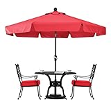 ABCCANOPY Premium Patio Umbrellas 7.5' Red