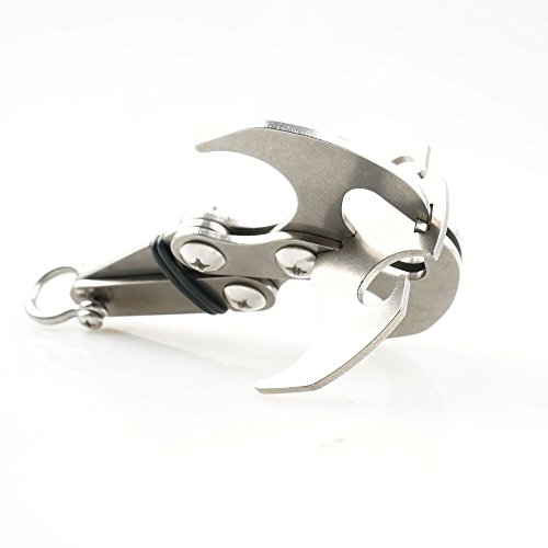 Gravity hook, multifunctional stainless steel grappling hook, por…