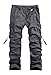 Men's Cotton Casual Military Army Cargo Camo Combat Work Pants (US:38 / Tag Asia 40, Grey)