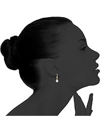 PAVOI aretes de perlas cultivadas de agua dulce escogidas a mano calidad AAA+, cierre catalán, colgantes