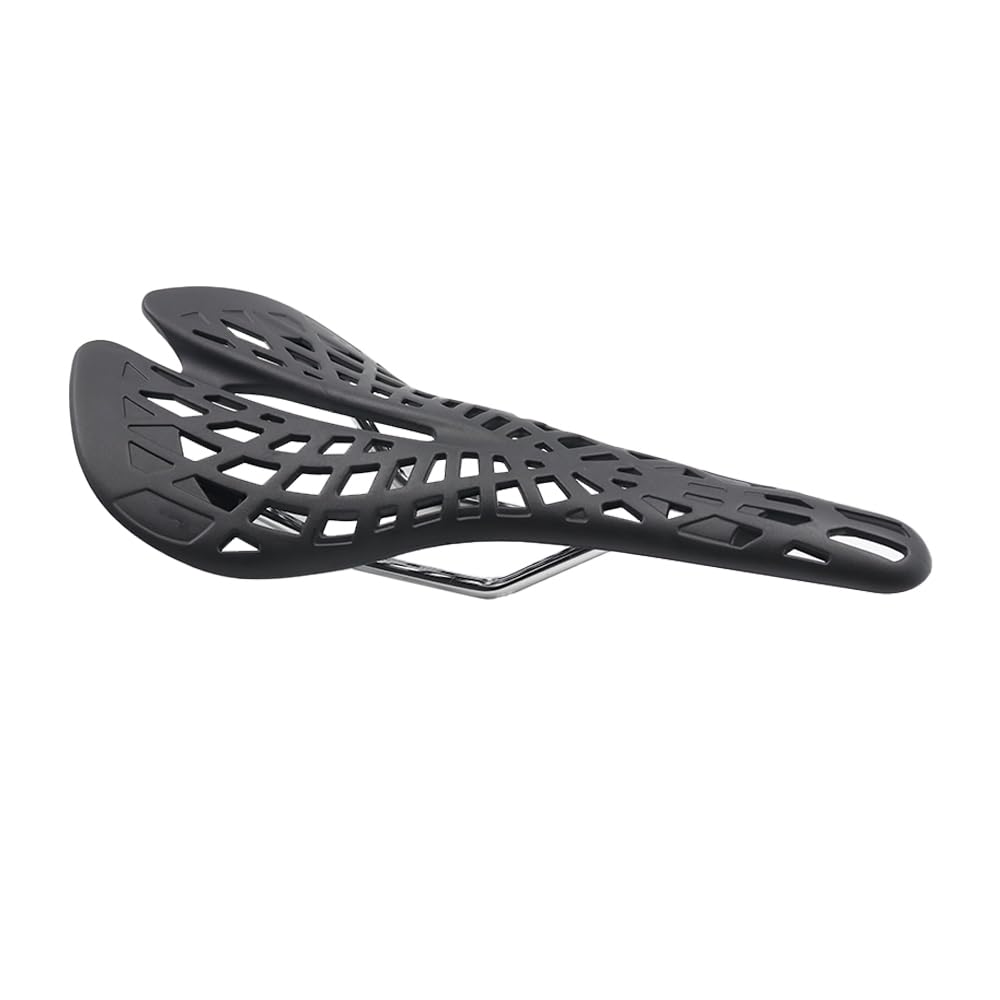 ieron Bike Seat Bicycle Saddle Road Bike Saddle Mountain Bike Saddle Creative Bike Saddle Mountain Bike Cushion Black Spider Web Seat