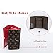 Oldflower Genuine Leather Designer Wallet for Women, Long Tri-fold Clutch Retro Credit Card Holder with Flower (darkbrown)