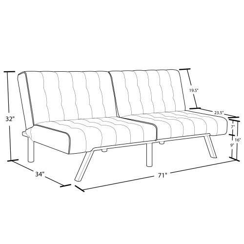 Futon black Abu Dhabi