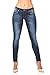 Low Waist Butt Lifter Skinny Slim fit Stretchy Jeans for Women with Adjustable Extra Lift Band