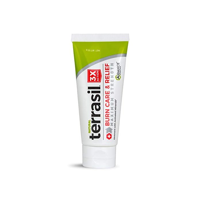 Burn Cream Advanced Healing Care and Relief Gentle Ointment All Natural Apply to Dressing for Minor to Medium Burns and…