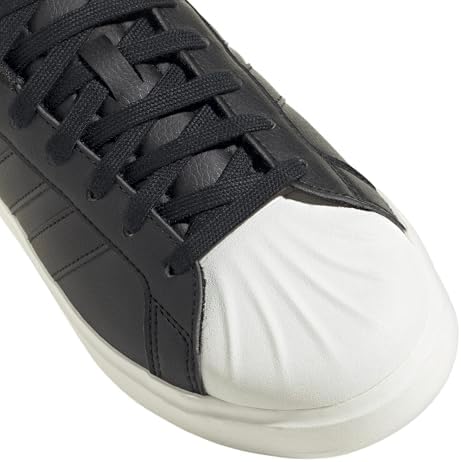 Homme Streettalk Shoes, Core Black/FTWR White/Matte Gold, 42 EU