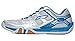 LI-NING Men Saga Lightweight Anti-Slippery Badminton Shoes Breathable Professional Sport Shoes Silver AYTM085 US 9