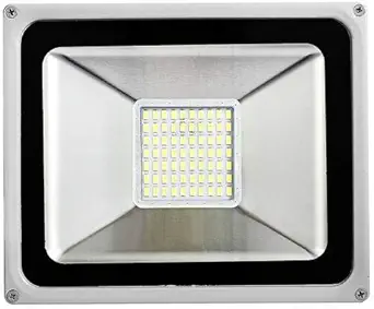 Younar LED Flood Light, 50W Super Bright Security Lights Cool White with Plug, Waterproof Outdoor or Indoor Floodlight for Yard, Garden, Playground, Basketball Court (Cool White, 50w)