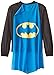 Batman Big Boys' Batsuit Upgrade 2-Piece Pajama Set, Black, 8