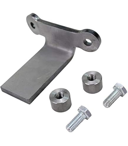 Chrome Rear Fender Support Brackets For Harley Cruiser & Custom Bobber Motorcycles - Left & Right Pair