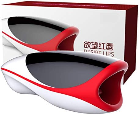 Premium Desire Lips Oral Cup Intelligent Heating Screaming Male Sucker Pussy Red