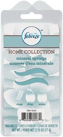 Febreze Home Collection Wax Melts Mineral Springs, 6 Melts, 2.75oz