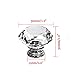 TLBTEK 20 pcs 30mm Diamond Glass Decorative Cabinet Dresser Knobs Set,Mini Cupboard Handles Pack, Faceted Crystal Drawer Pulls Bulk Kit for Furniture Bathroom Kitchen Desk Laundry