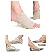 JERN Orthotic Arch Support Plantar Fasciitis Compression Sleeves with Gel Cushions for Women and Men - Achy Foot Pain Relief Inserts for Fallen Arches, Flat Feet, Heel Spurs (1 Pair)