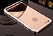 iPhone 6S Plus Rose Gold Mirror Case,iPhone6S Plus Mirror Rose gold Case, Slim Luxury Hybrid Glitter Bling Mirror Soft TPU Cover Case for iPhone 6sPlus and 6Plus (Rose Gold)