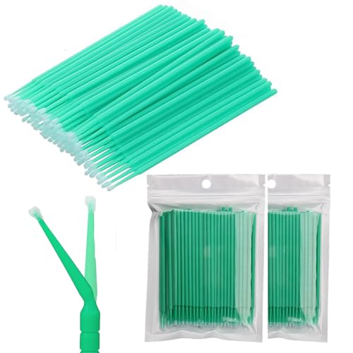 200 Pcs Micro Applicator Brushes Applicator Eye Extension Micro Make Up Mascara Brushes, Eyelash Extensions, Dental Micro Applicators Brushes Fine, Disposable Microswabs
