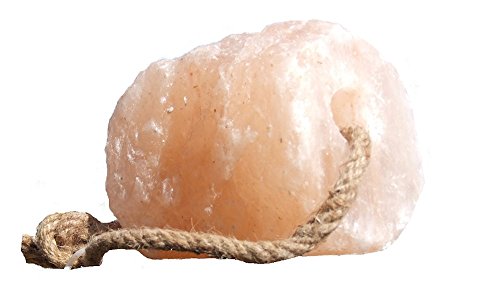 Large 7.3 lb Himalayan Salt on a Rope Rock Lick for Animals, Horses, Deer