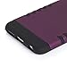 iPhone 6 Plus Case, oneCase 3-piece 3 in 1 Combo Hybrid High Impact Body Armor Hard PC & silicone Case Protective Cover for Apple iPhone 6 Plus 5.5 inch Screen with Screen protector (Purple/Black)