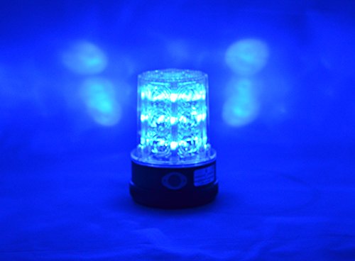 P36LM2 BLUE 36 LED PORTABLE SAFETY LIGHT 60 LBS PULL MAGNET PERSONAL HAZARD EMERGENCY WARNING LIGHT