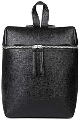 Amazon ミニマリストスタイルレディースレディースリュック白と黒の女性旅行puレザーバックパックファッション女性バックパックバッグ Color Black W58 Size One Size Haley タウンリュック ビジネスリュック