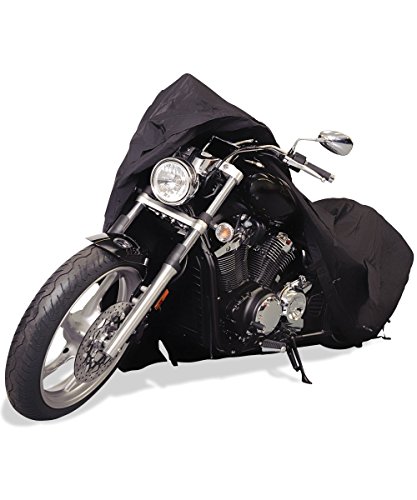 Budge Trailerable Motorcycle Cover Fits Motorcycles up to 114" Long (Black, Polyester)