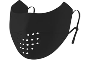 EIGIIS Sun Protection Face Cover UPF 50+ UV Face Mask Ice Silk Covering Reusable Running Fishing Golf Sports Face Shield