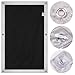 johgee Blackout Curtains for Bedroom, Thermal Insulated Windows Shade Blinds 1 pcs (Black 29.9
