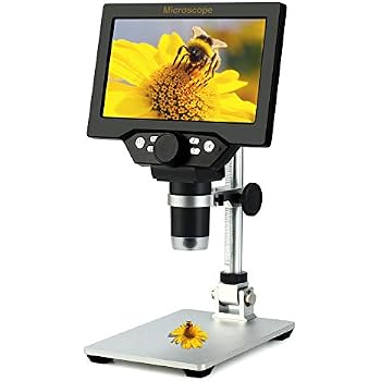 Amazon.com : 7 inch LCD Digital USB Microscope; Koolertron 12MP 1-1200X
