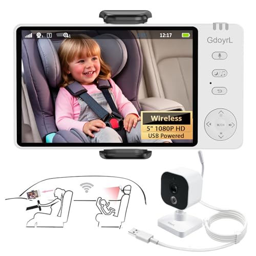 GdoyrL Wireless Baby Car Camera Monitor 5