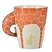 I-MART Hand-Painted Ceramic Cups, Giraffe Style